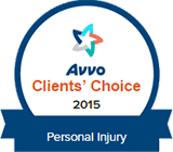 AVVO Clients' Choice 2015 Personal Injury