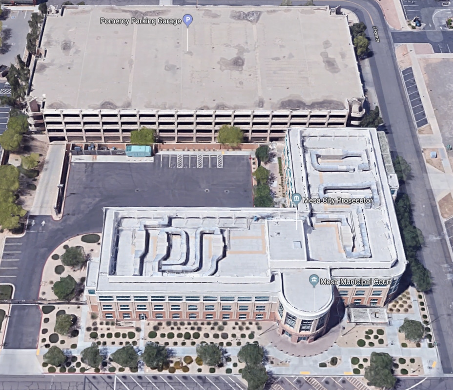 Where To Park At Mesa Municipal Court in Arizona